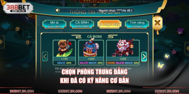 Chọn phòng trung đẳng khi đã có kỹ năng cơ bản
