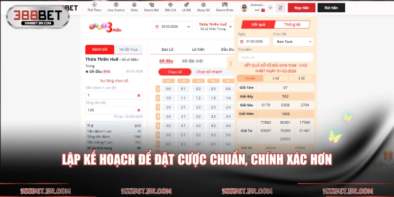 Lập kế hoạch để đặt cược chuẩn, chính xác hơn