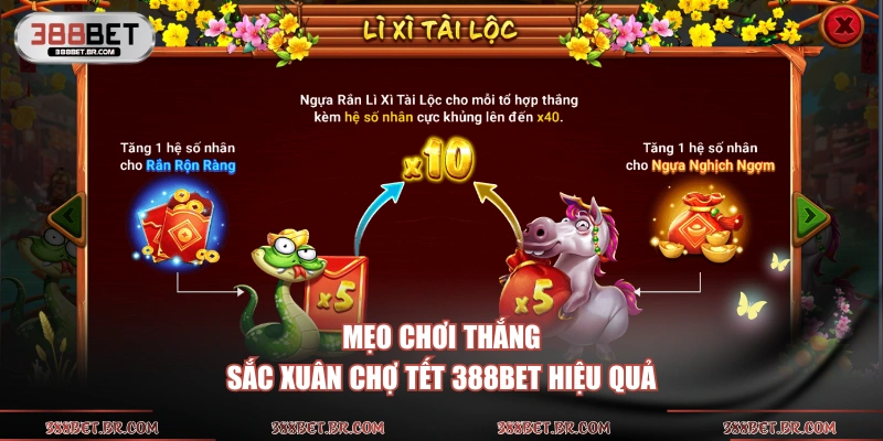 Mẹo chơi thắng Sắc Xuân Chợ Tết 388BET hiệu quả